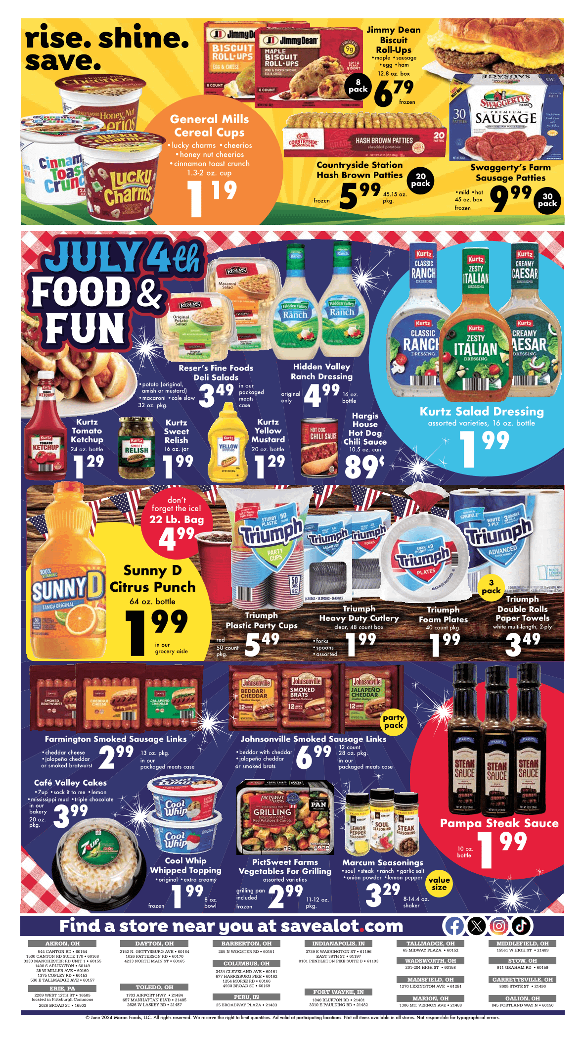 Weekly ad save a lot