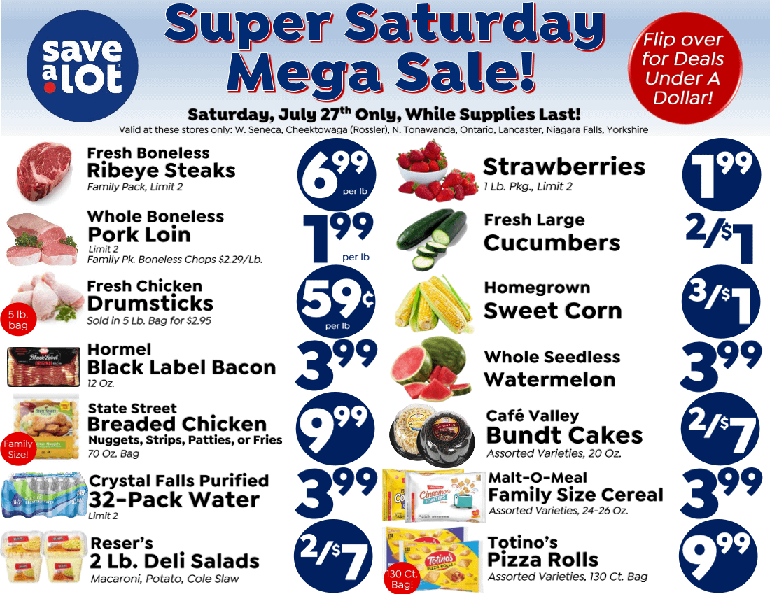 Weekly ad save a lot