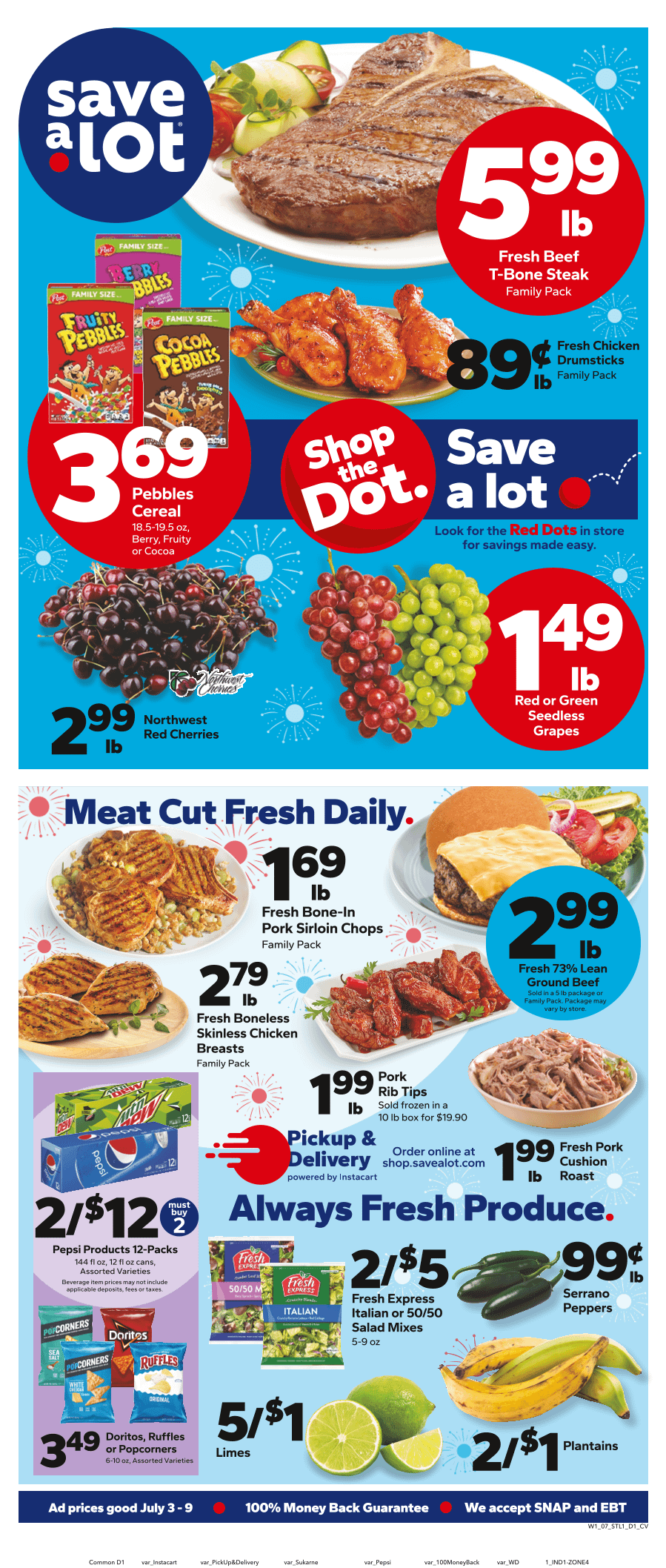 Weekly ad save a lot