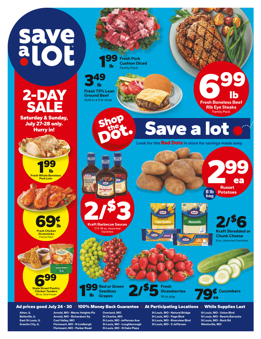 Weekly ad save a lot