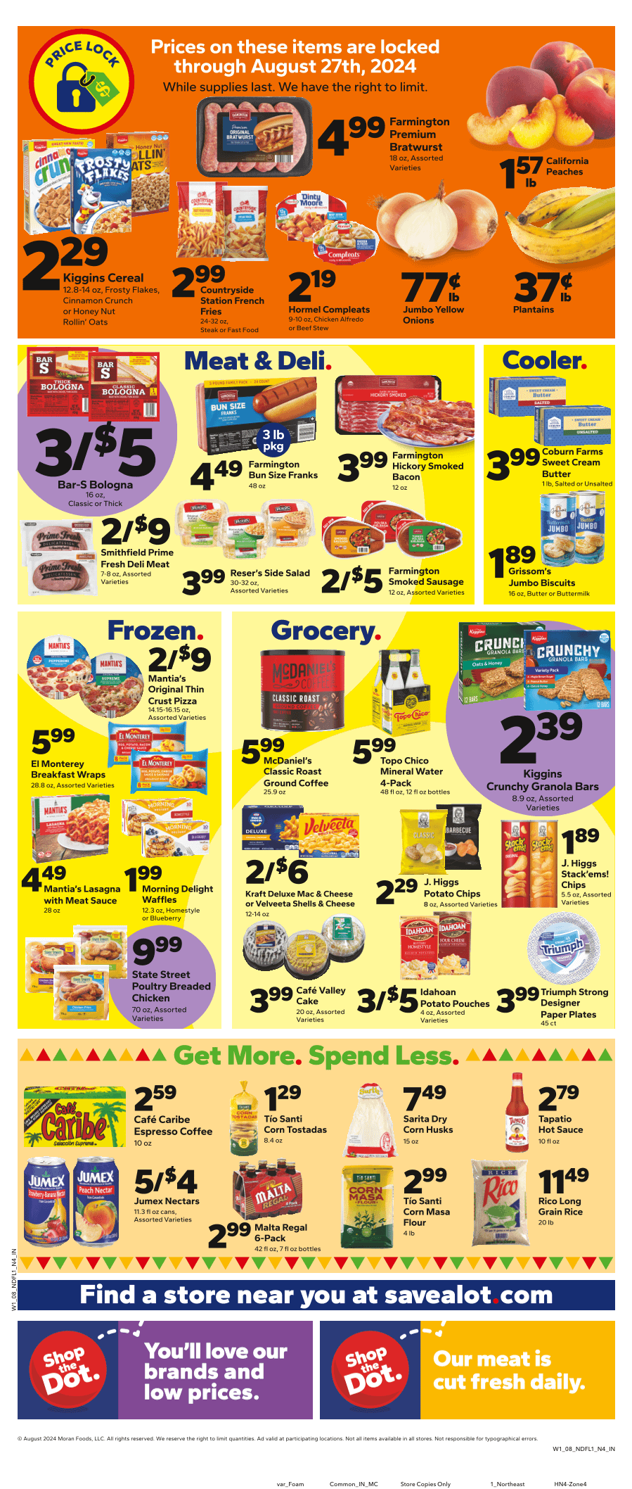 Weekly ad save a lot