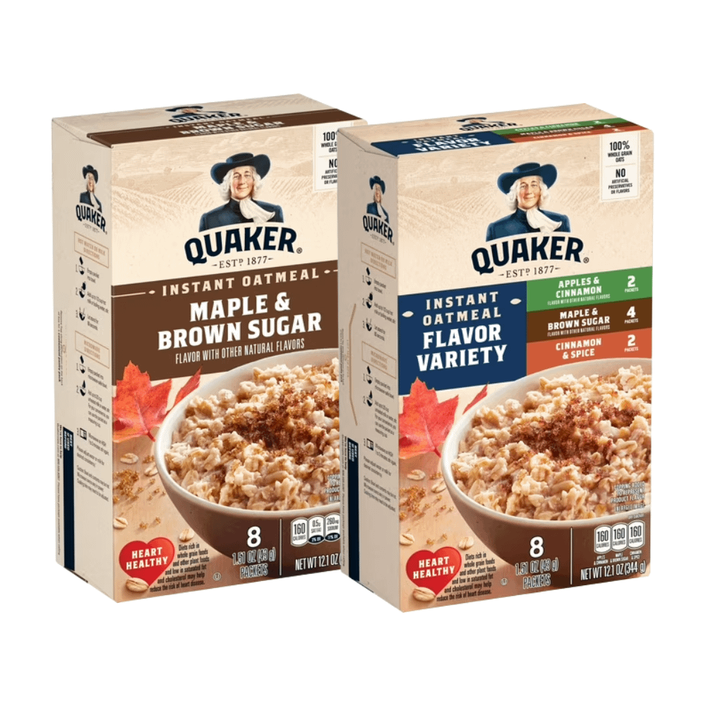 Quaker Instant Oatmeal 8.4-12.1oz coupon