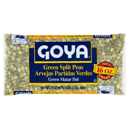 Green Split Peas, Dry