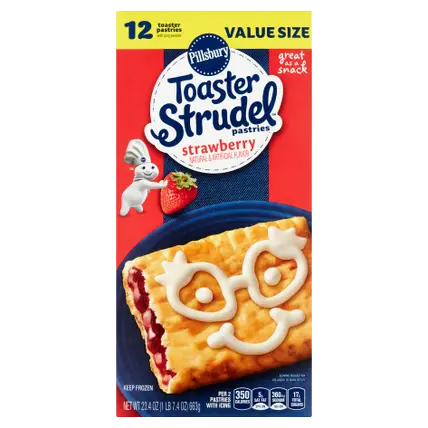 Strawberry Toaster Strudel Pastries