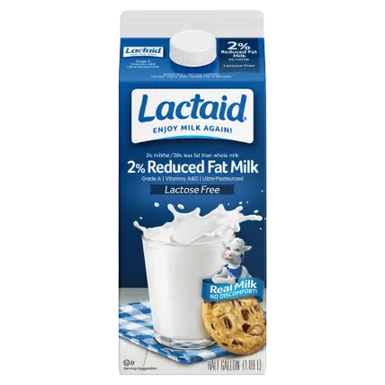 2% Reduced Fat Milk