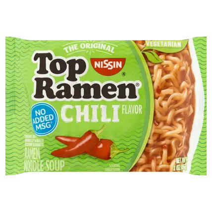 Top Ramen Noodle Soup, Chili Flavor