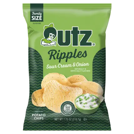 Ripples Sour Cream & Onion Potato Chips