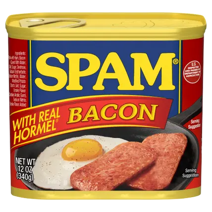 With Real Hormel Bacon