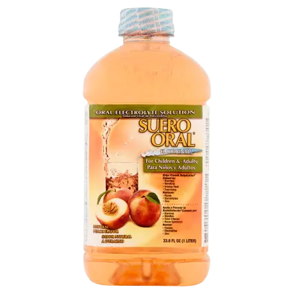 Natural Peach Flavor Oral Electrolyte Solution