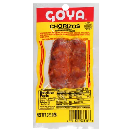 Chorizos, Naturally Smoked