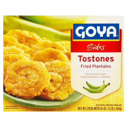 Frozen Tostones, Fried Plantains