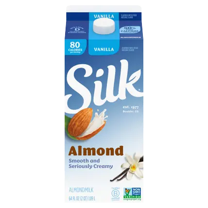Vanilla Almond Milk, Dairy Free, Gluten Free, Soy Free