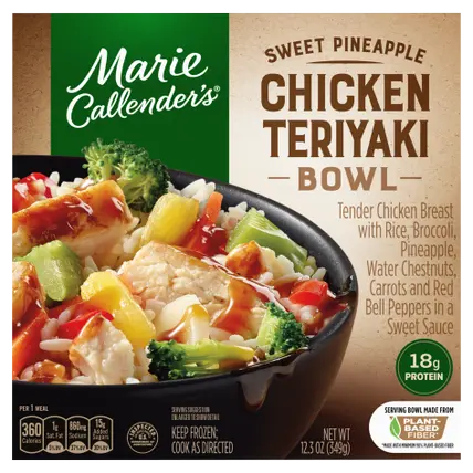 Sweet Pineapple Chicken Teriyaki Bowl Frozen Meal