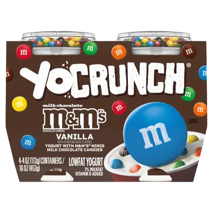 Vanilla Low Fat Yogurt Cups with Mini M&M'S(R)