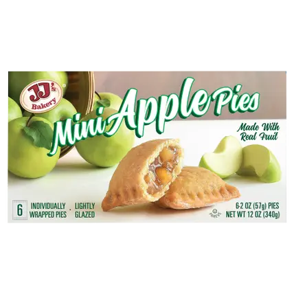 Pies, Apple, Mini, 6 Pack