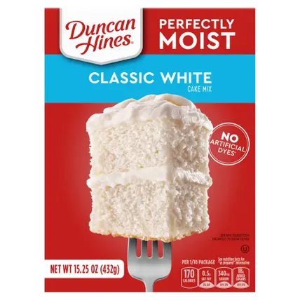 Perfectly Moist Classic White Cake Mix