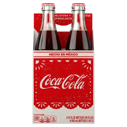Mexican Coke Soda Soft Drink, Cane Sugar