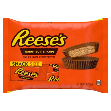 Milk Chocolate Snack Size Peanut Butter Cups Candy