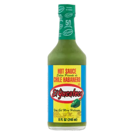 Hot Sauce, Green, Chile Habanero