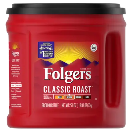 Coffee, Ground, Medium, Classic Roast