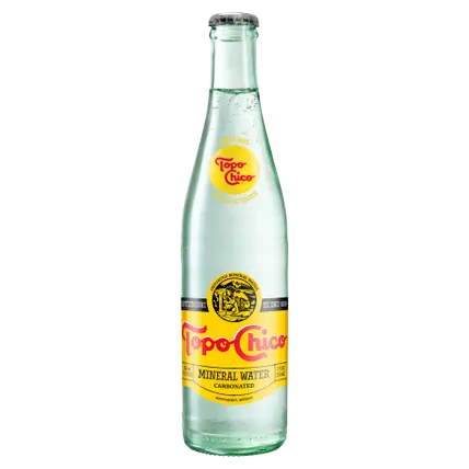 Sparkling Mineral Water Glass Bottle