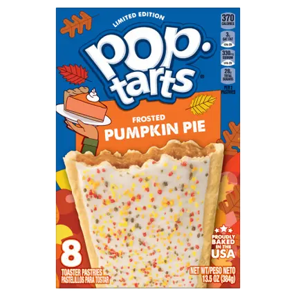 Pop Tarts Frosted Pumpkin Pie