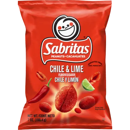 Peanuts, Chile and Lime Flavored