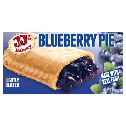 Pie, Blueberry, Ligthly Glazed