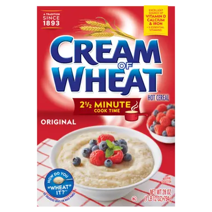 Original Hot Cereal, Kosher, 28 OZ Box, 2.5 Min
