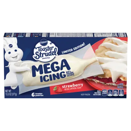 Toaster Strudel Strawbrry Icing