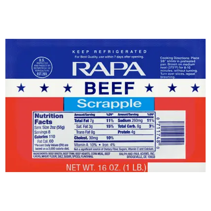 Scrapple, Beef