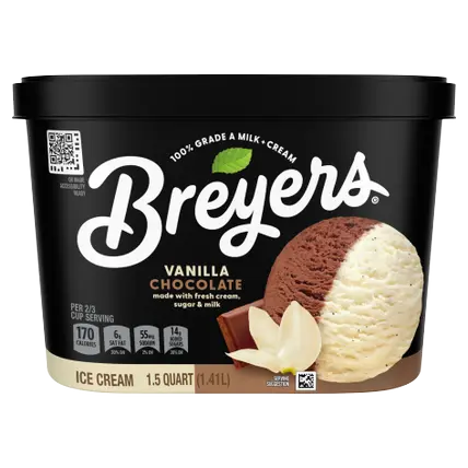 Ice Cream Vanilla Chocolate