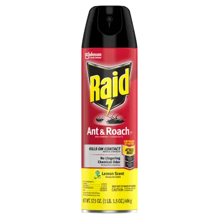 Ant and Roach Killer Insecticide Aerosol Spray, Lemon Fresh Scent