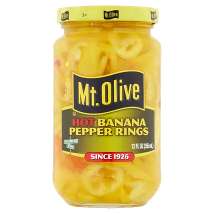 Hot Banana Pepper Rings