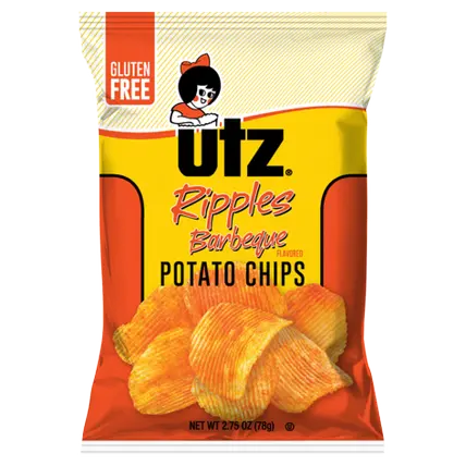 Ripples Barbeque Potato Chips