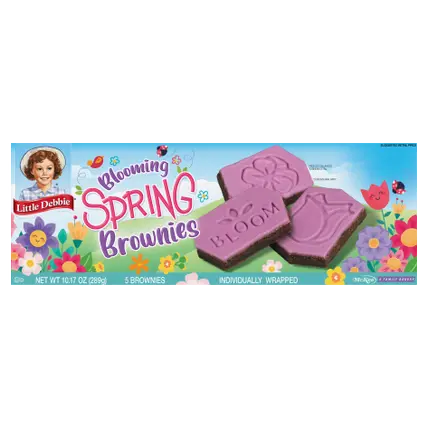 Blooming Spring Brownies