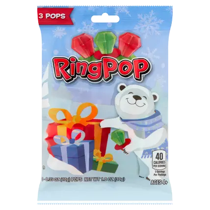 Ring Pop Xmas 3ct