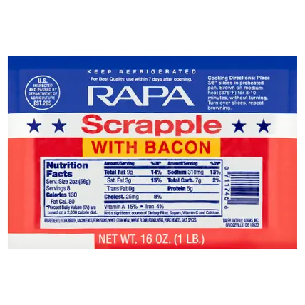 Scrapple, with Bacon