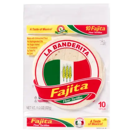 "Fajita, 6"" Flour Tortillas"