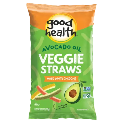 Veggie Straws, Aged White Cheddar Flavored