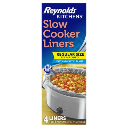 Slow Cooker Liner, Fits 3-8 Quarts, Regular Size
