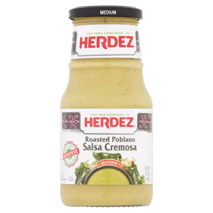 Roasted Poblano Salsa Cremosa