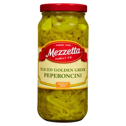 Sliced Golden Greek Peperoncini