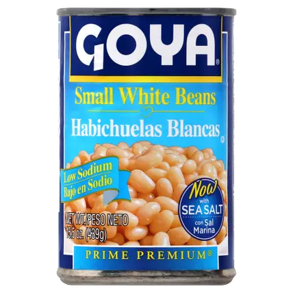 Premium Small White Beans, Low Sodium