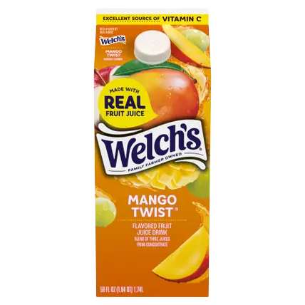 Mango Twist Flavored Fruit Juice Cocktail Blend