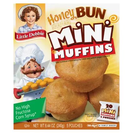 Muffins, Honey Bun, Mini