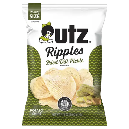 Ripples Fried Dill Pickle Potato Chips