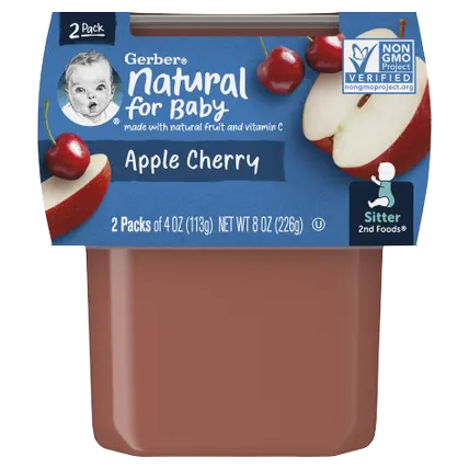 Baby Food Apple Cherry Tubs