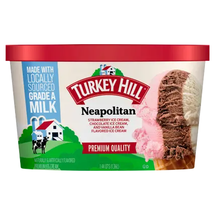 Ice Cream, Neapolitan, Premium