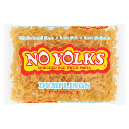 Egg White Pasta, Dumplings, Enriched